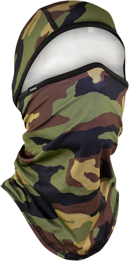 ZAN HEADGEAR SportFlex Balaclava - Convertible - Woodland Camo WB4L118