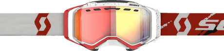 SCOTT Prospect Snow Goggles - Light Sensitive - White/Red - Red Chrome 278603-1030341