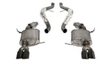 Corsa 08-12 BMW M3 Convertible E93 Black Sport Cat-Back Exhaust 14568BLK