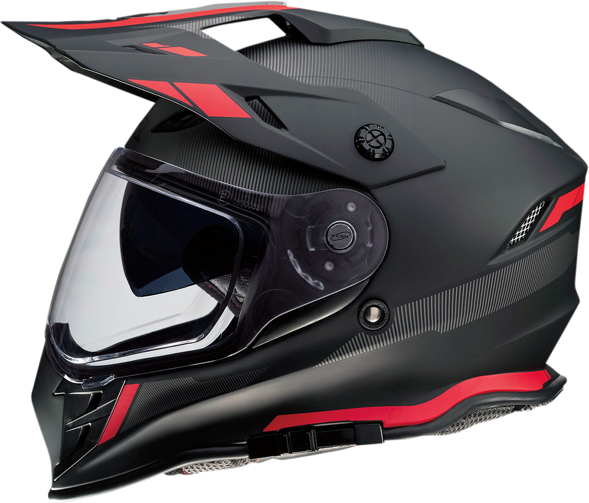 Z1R Range Helmet - Uptake - Black/Red - XS 0140-0013