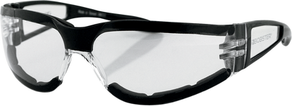 BOBSTER Shield II Sunglasses - Gloss Black - Clear ESH203