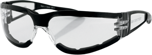 BOBSTER Shield II Sunglasses - Gloss Black - Clear ESH203