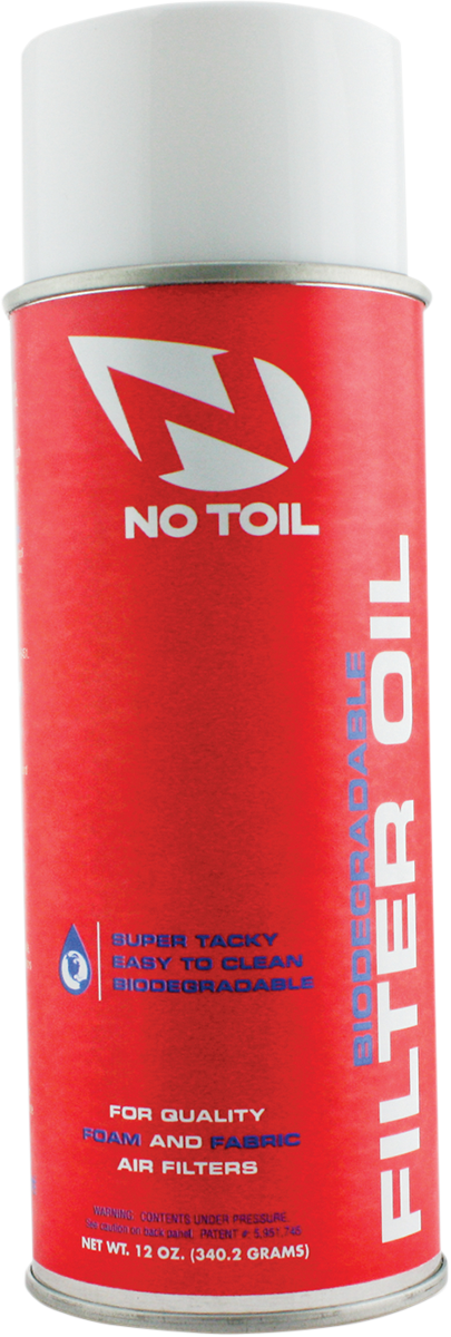 NO TOIL Air Filter Oil - 12 oz. net wt. - Aerosol NT202