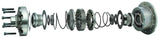 Eaton Detroit Locker Differential 30 Spline 1.30in Axle Shaft Diameter 4 Pinion Front 8in Rear 8in 187SL61B