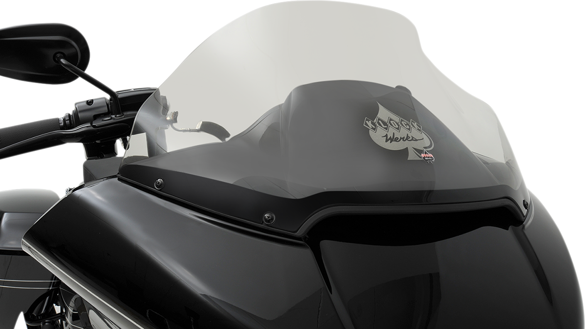 KLOCK WERKS Flare™ Windshield - 14" - Dark Smoke - FLTR KWW-01-0317