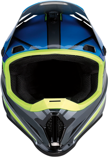 Z1R Rise Helmet - MC - Blue/Hi-Viz - Small 0110-7193