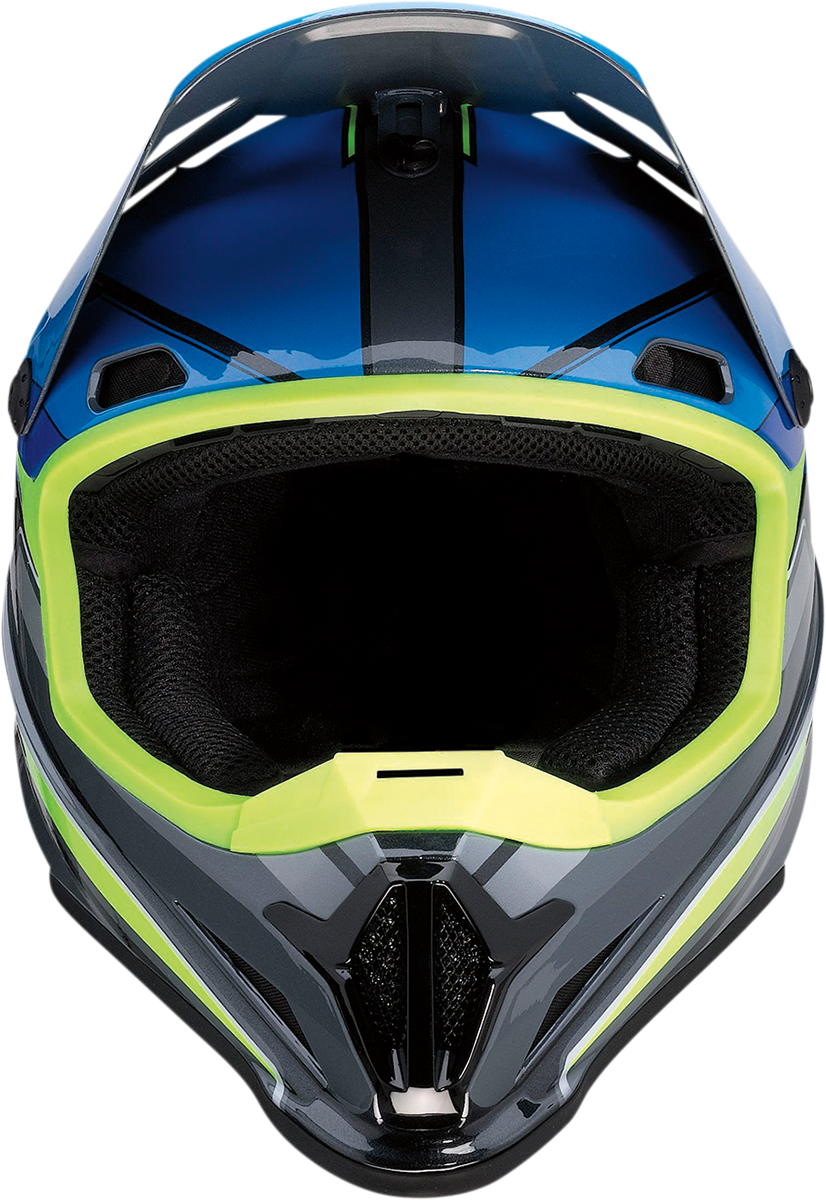 Z1R Rise Helmet - MC - Blue/Hi-Viz - XS 0110-7192