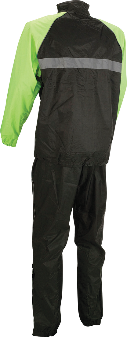 Z1R 2-Piece Rainsuit - Black/Hi-Vis - 4XL 2851-0542