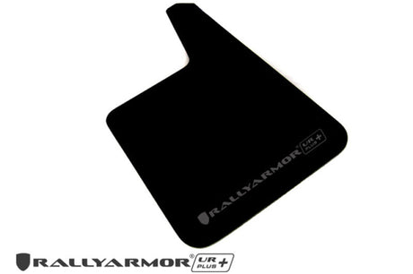Rally Armor Universal Fit (No Hardware) UR Plus Black UR Mud Flap w/ Red Logo MF20-URP-BLK/RD
