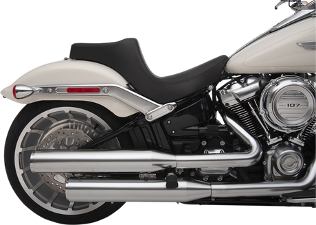 DRAG SPECIALTIES Predator III Seat - Black - Smooth - FXBR/S '18-'22 0802-1187