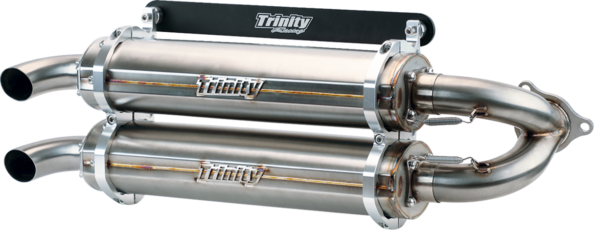 Silenciador deslizante de acero inoxidable TRINITY RACING TR-4152S-SS