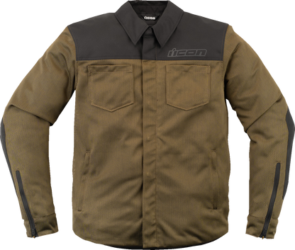 ICON Upstate Mesh CE Jacket - Green - Large 2820-6231