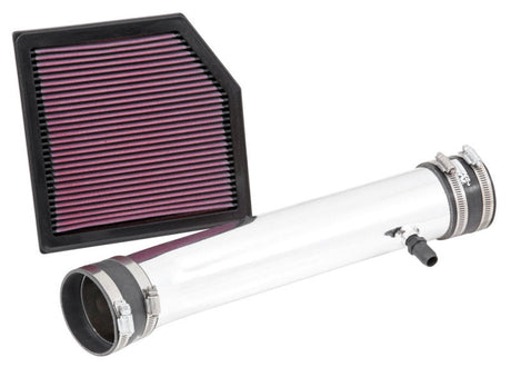 K&N 69 Series Performance Typhoon Intake Kit - Polished for 13-14 Lexus GS350 3.5L V6 69-8704TP