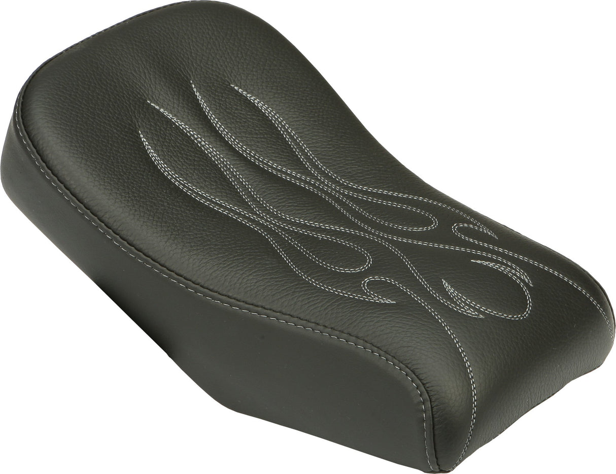 HARDDRIVE Push-Up Pillion Seat Flame 9" 1129F