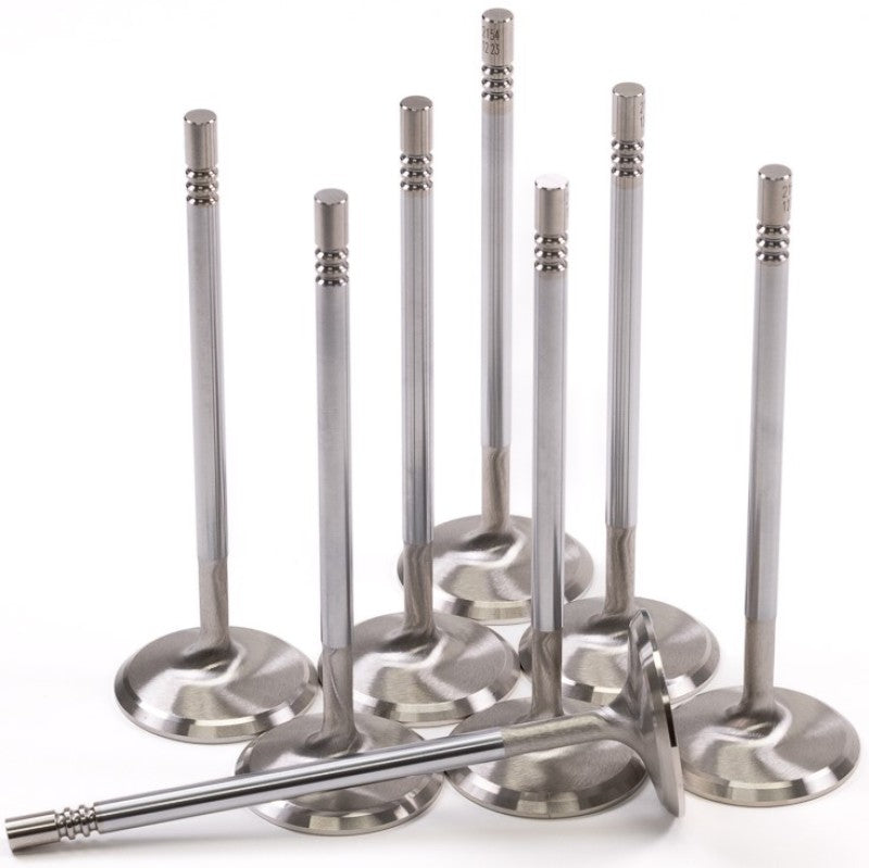 GSC P-D Ford Mustang 5.0L Coyote Gen 1/2 38.27mm Head (+1mm) Chrome Polished Intake Valve - Set of 8 2154-8