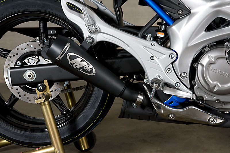 Sistema deslizante M4 Exhaust GP con recipiente de cerámica negro 2009-15 Gladius/SFV650 SU5122-GP