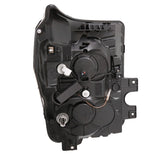 ANZO 2011-2016 Ford F250 Projector Headlights w/ Plank Style Switchback Black w/ Amber 111406