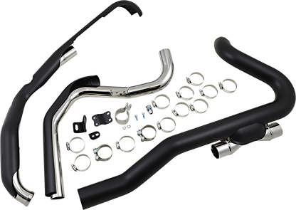 COBRA Pro Chamber Headpipes for Trike - Black 6256RB