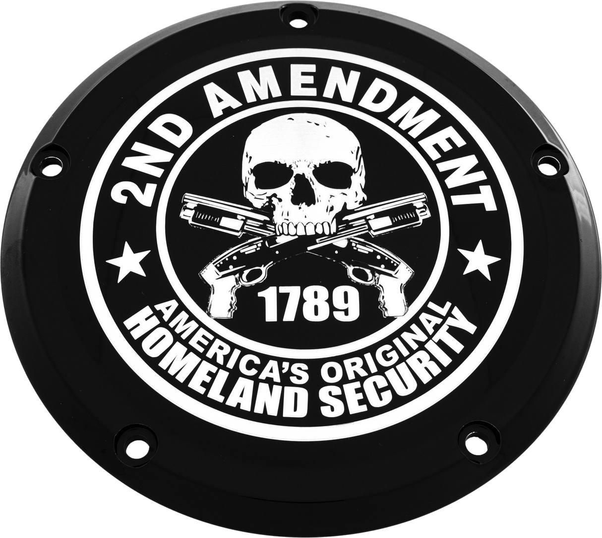 CUSTOM ENGRAVING 7   Tc Derby Cover 2a Black PATR19-12BG