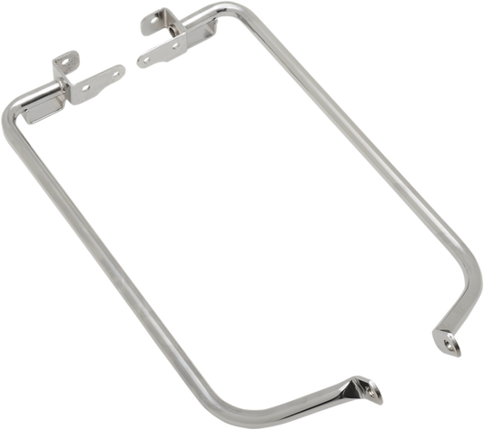 DRAG SPECIALTIES Saddlebag Support Brackets - Chrome - '14-'22 FLT S77-0148