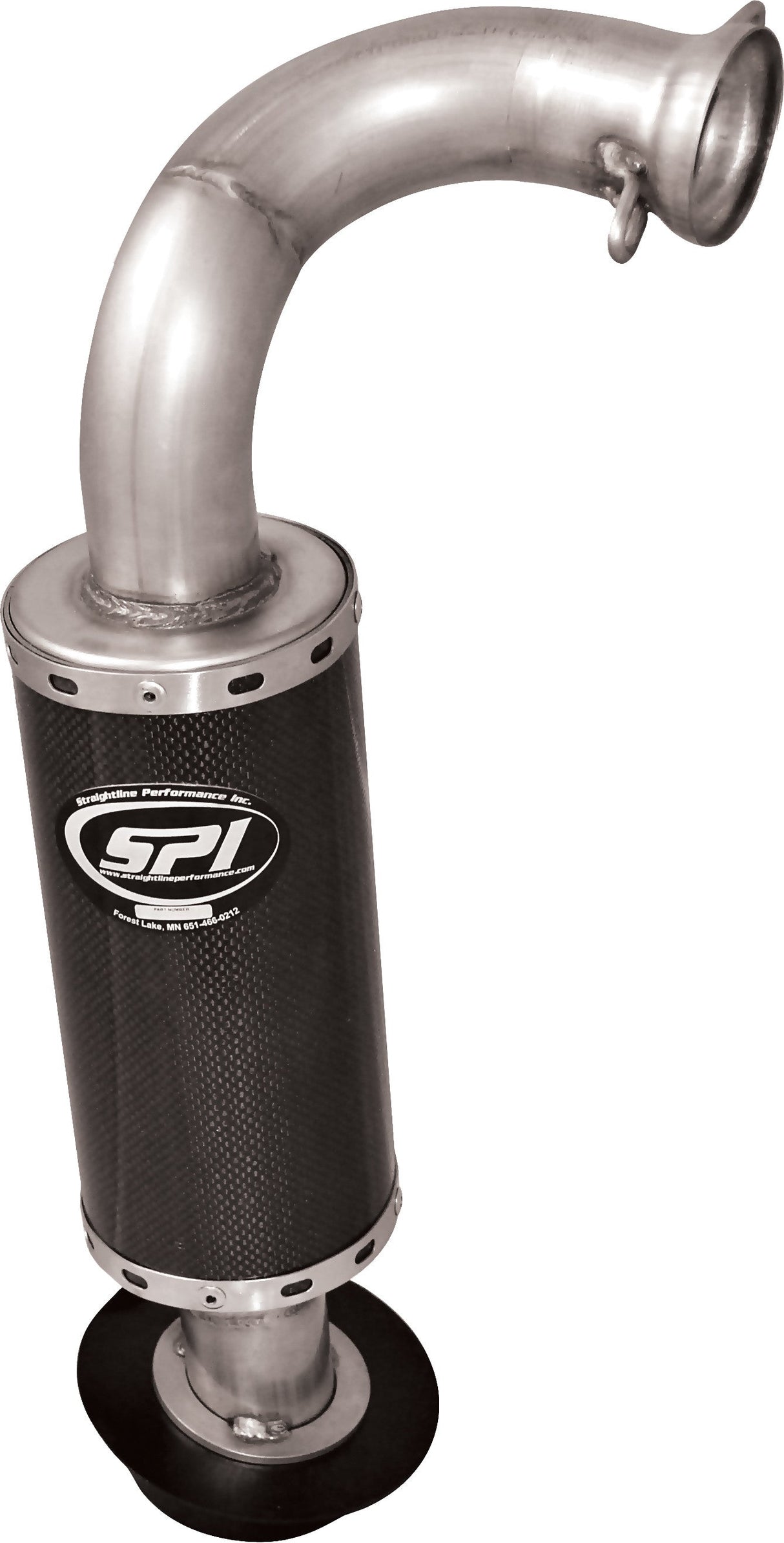 STRAIGHTLINE Lightweight Silencer Carbon Fiber 132-127
