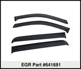 EGR 2019 Chevy 1500 Crew Cab Tape-On Window Visors - Set of 4 Dark Smoke 641691