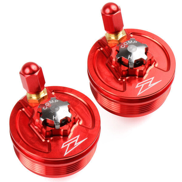 ZETA Front Fork Top Cap Red ZE56-10062