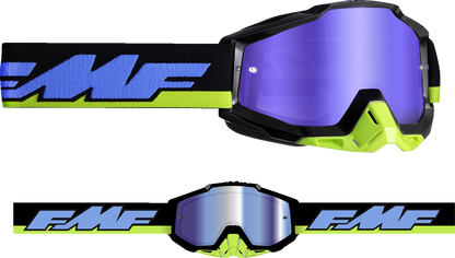 Gafas FMF PowerBomb - Talladega - Espejo azul F-50037-00008 2601-3180 