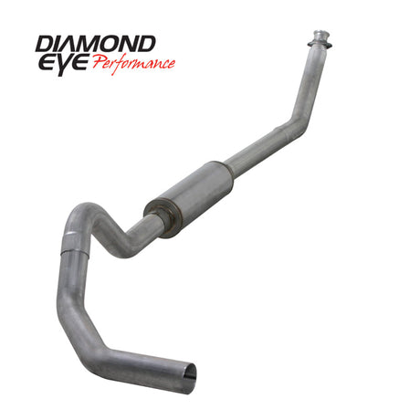 Diamond Eye KIT 4in TB MFLR RPLCMENT PIPE SGL AL: 98.5 - 02 DODGE CUMMINS 5.9L K4212A-RP