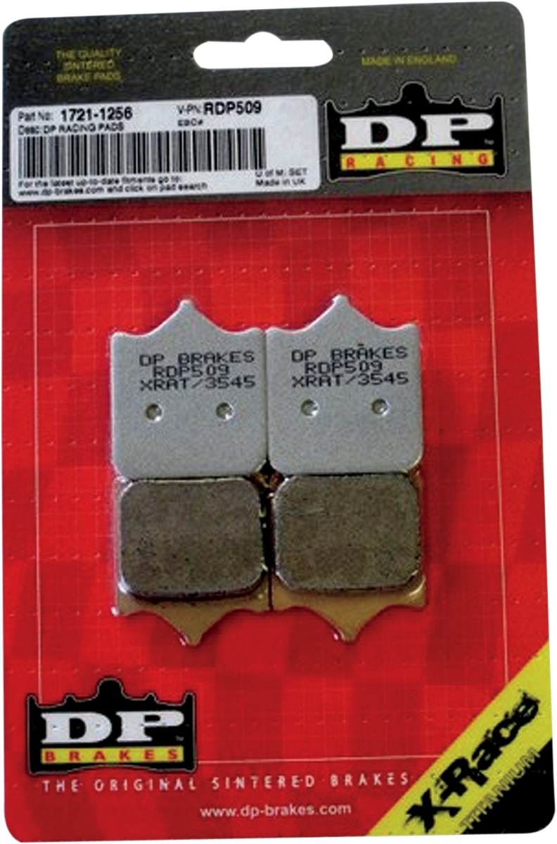 DP BRAKES RDP Racing Brake Pads - S 1000 RDP509