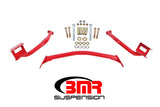 BMR 79-04 Fox Mustang Tubular Style Upper Torque Box Reinforcement Plates - Red TBR005R