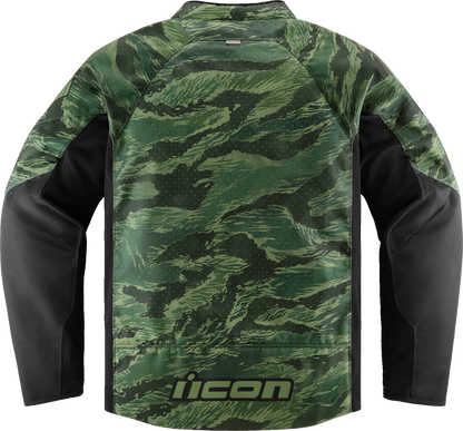 ICON Hooligan CE Tiger's Blood Jacket - Green - 3XL 2820-6157