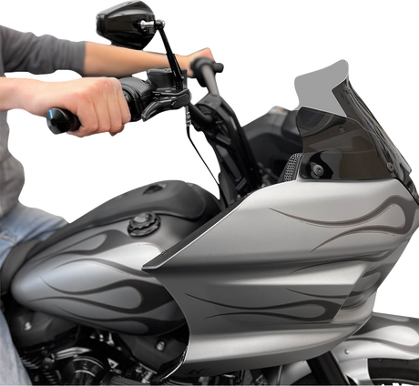 KODLIN MOTORCYCLE Risers - Fastback - 8" - Black K55122