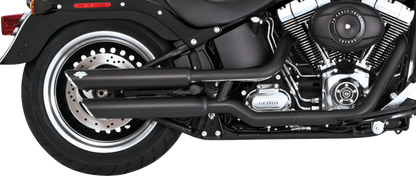 VANCE & HINES 3" Twin Slash Slip-On Mufflers - Black 46343