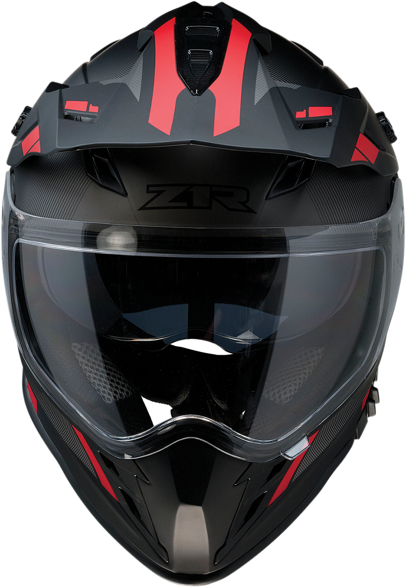 Z1R Range Helmet - Uptake - Black/Red - Small 0140-0014