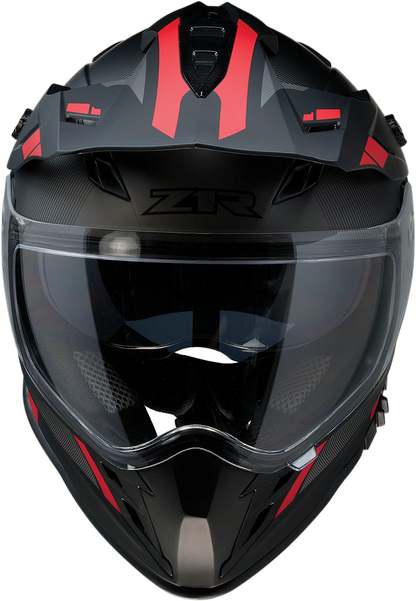 Z1R Range Helmet - Uptake - Black/Red - XS 0140-0013