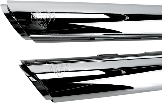 VANCE & HINES Twin Slash Mufflers - Chrome 16843