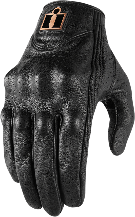 ICON Women's Pursuit Classic™ Perforated Gloves - Black - Large 3302-0802