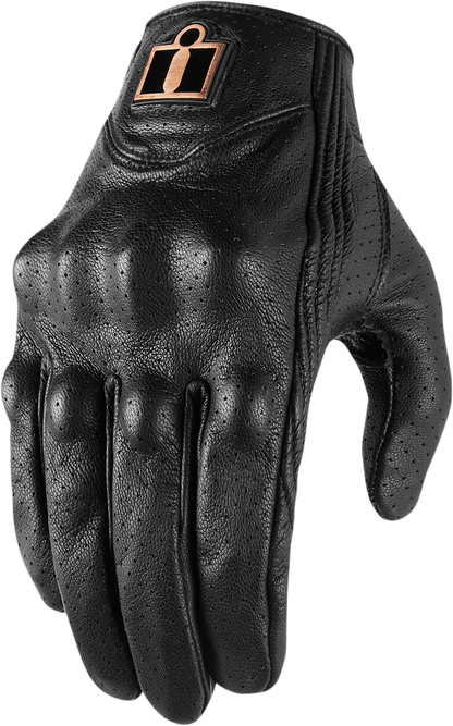 ICON Women's Pursuit Classic™ Perforated Gloves - Black - Small 3302-0800