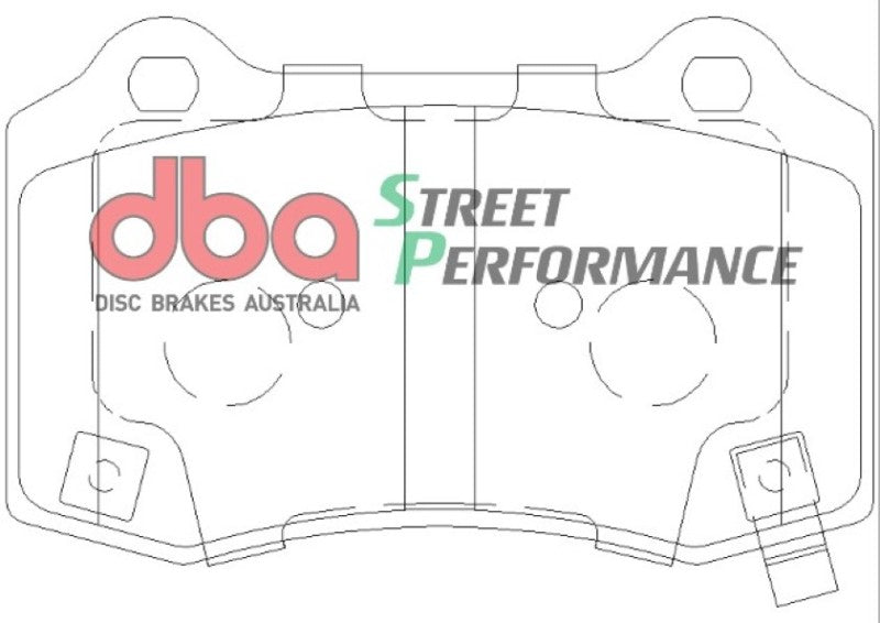 DBA 2010 Camaro SS SP500 Rear Brake Pads DB2260SP