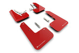 Rally Armor 2022 MK8 Volkswagen Golf GTI/R Red UR Mud Flap w/ White Logo MF80-UR-RD/WH
