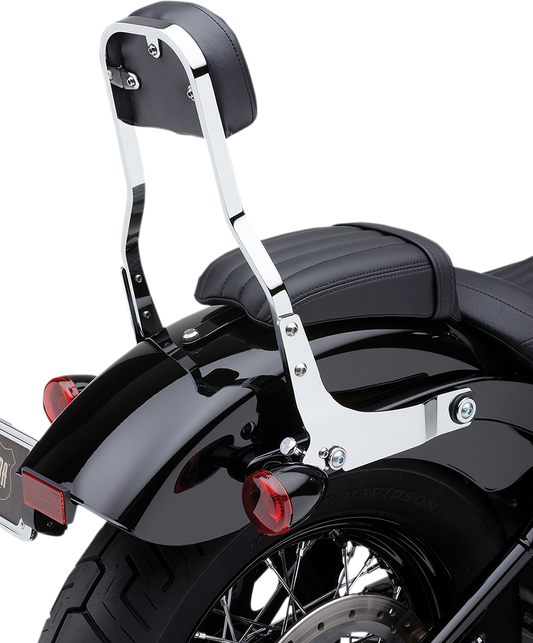 COBRA Backrest Kit - 14" - Chrome - FLHC/S 602-2050