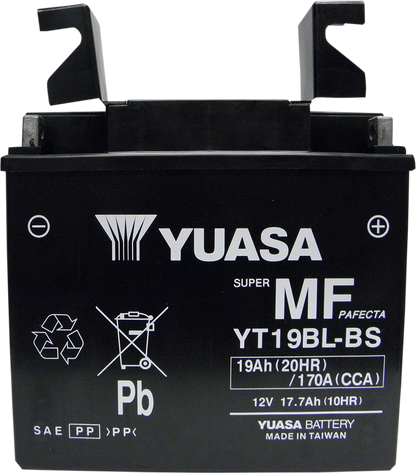 YUASA AGM Battery - YT19BL-BS YUAM6219BL