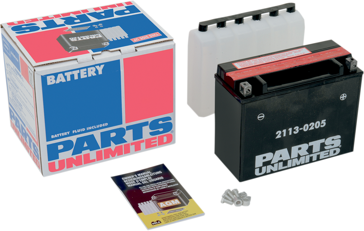 Parts Unlimited Agm Battery - Ytx24hl-Bs Ctx24hl-Bs