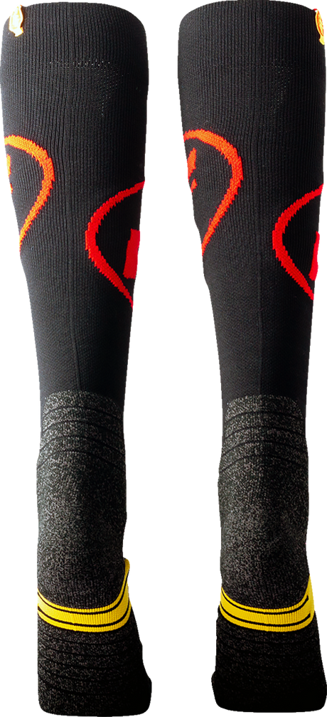FMF Staple Riding Socks - Black - One Size SP22194909 3431-0739