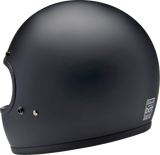 BILTWELL Gringo Helmet - Flat Black - Large 1002-201-504