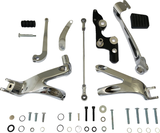 DRAG SPECIALTIES Kit de control delantero - Softail - Cromado D35-0224C