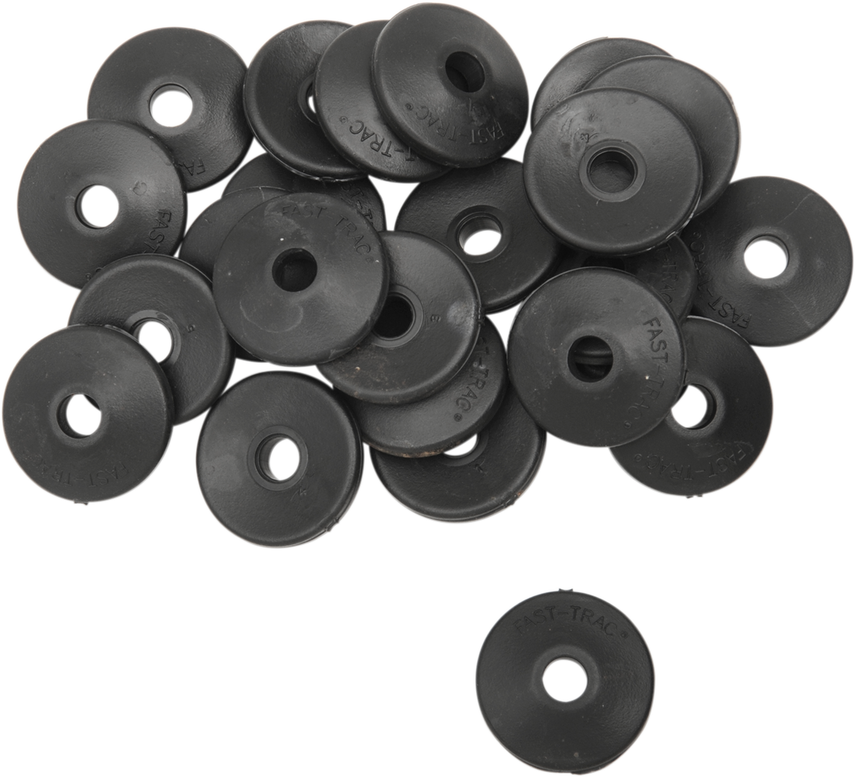 FAST-TRAC Backer Plates - Black - Round - 96 Pack 208RX-96