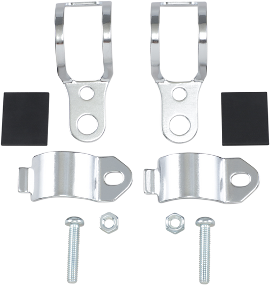 DRAG SPECIALTIES Fork-Mount Marker Lite Brackets 11368-HC3