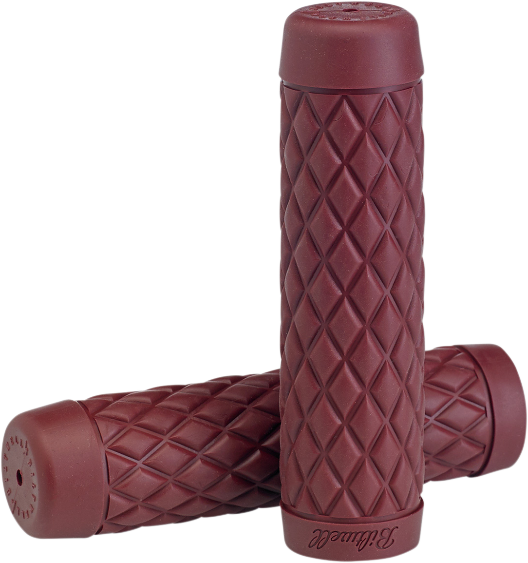 BILTWELL Grips - Torker - 1" - Oxblood 6705-0301